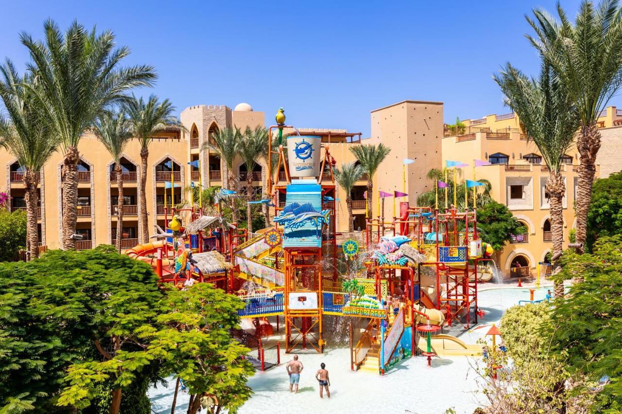 Grand Waterworld Makadi Family Star - Couples And Families Only Hotel Hurghada Eksteriør billede Aqua Park at the Hilton Sharm El Sheikh Resort