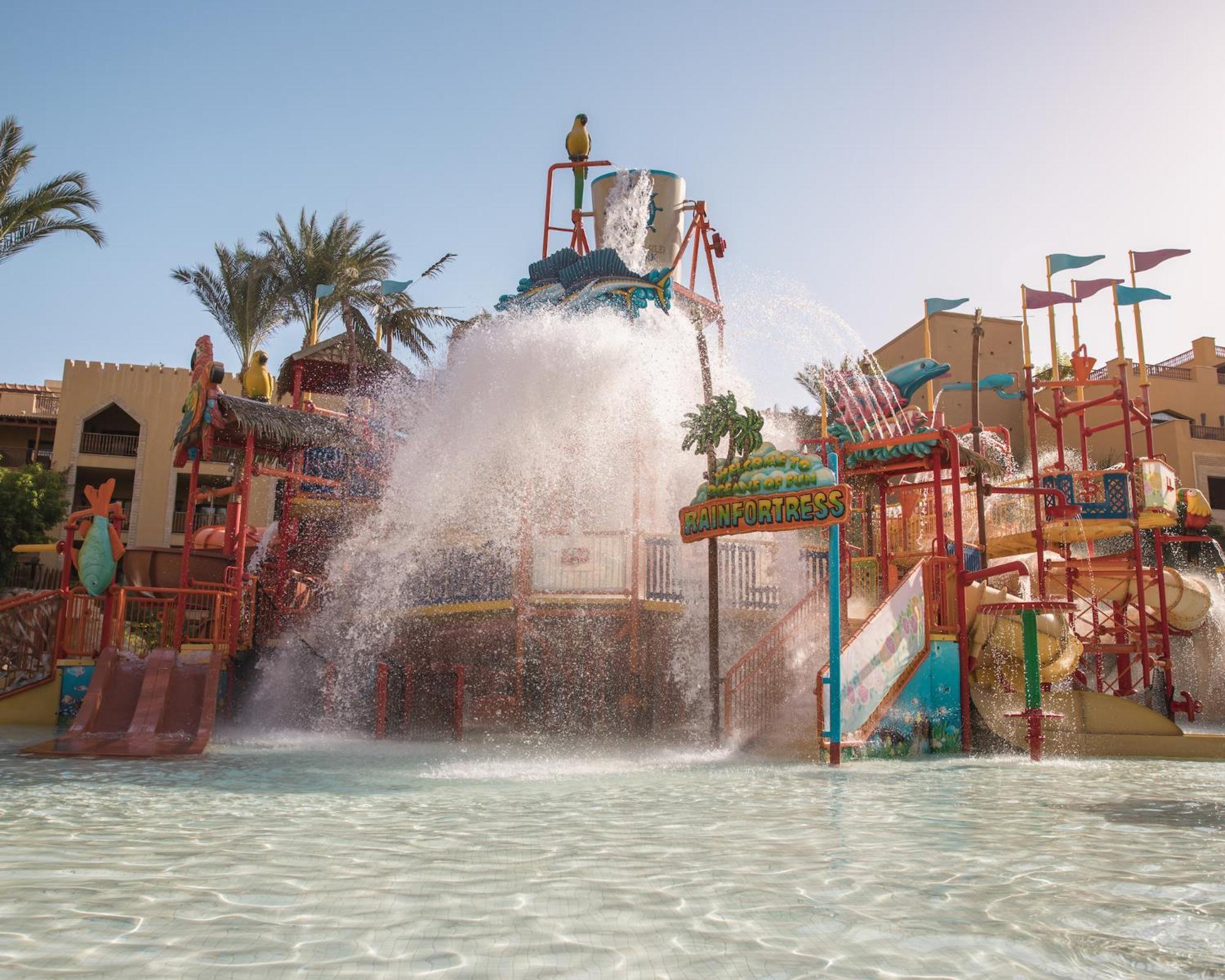 Grand Waterworld Makadi Family Star - Couples And Families Only Hotel Hurghada Eksteriør billede Aqua Park at the Hilton Sharm El Sheikh Resort